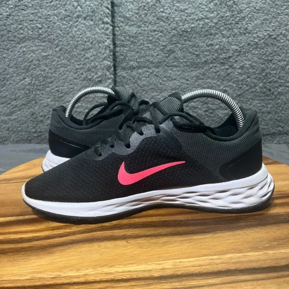 Nike Revolution 6 Women's Black Pink Running Athletic Shoes Sneakers Size 9 - Picture 8 of 13